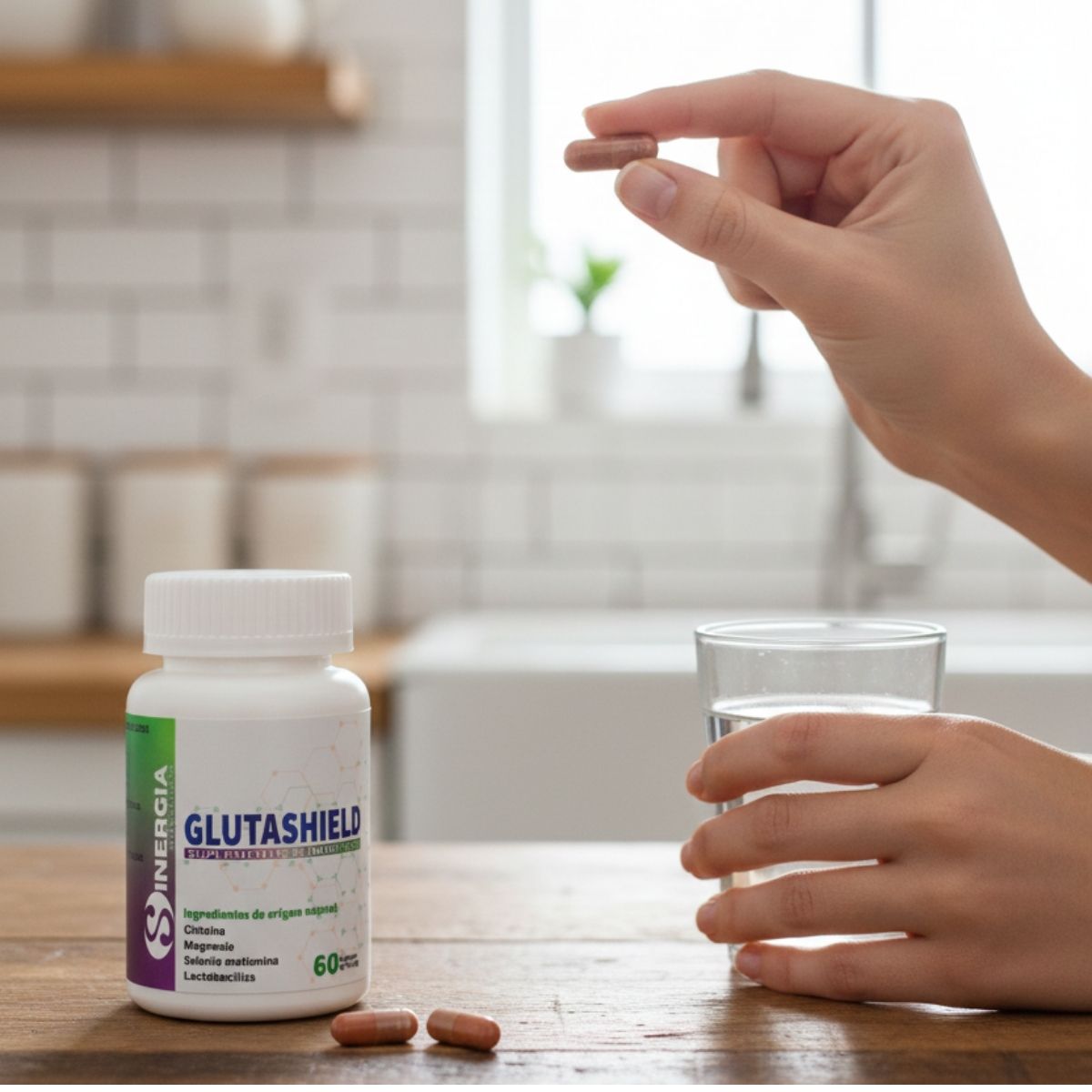 GLUTASHIEL, CONT. NETO. 60 CÁPSULAS DE 750 MG