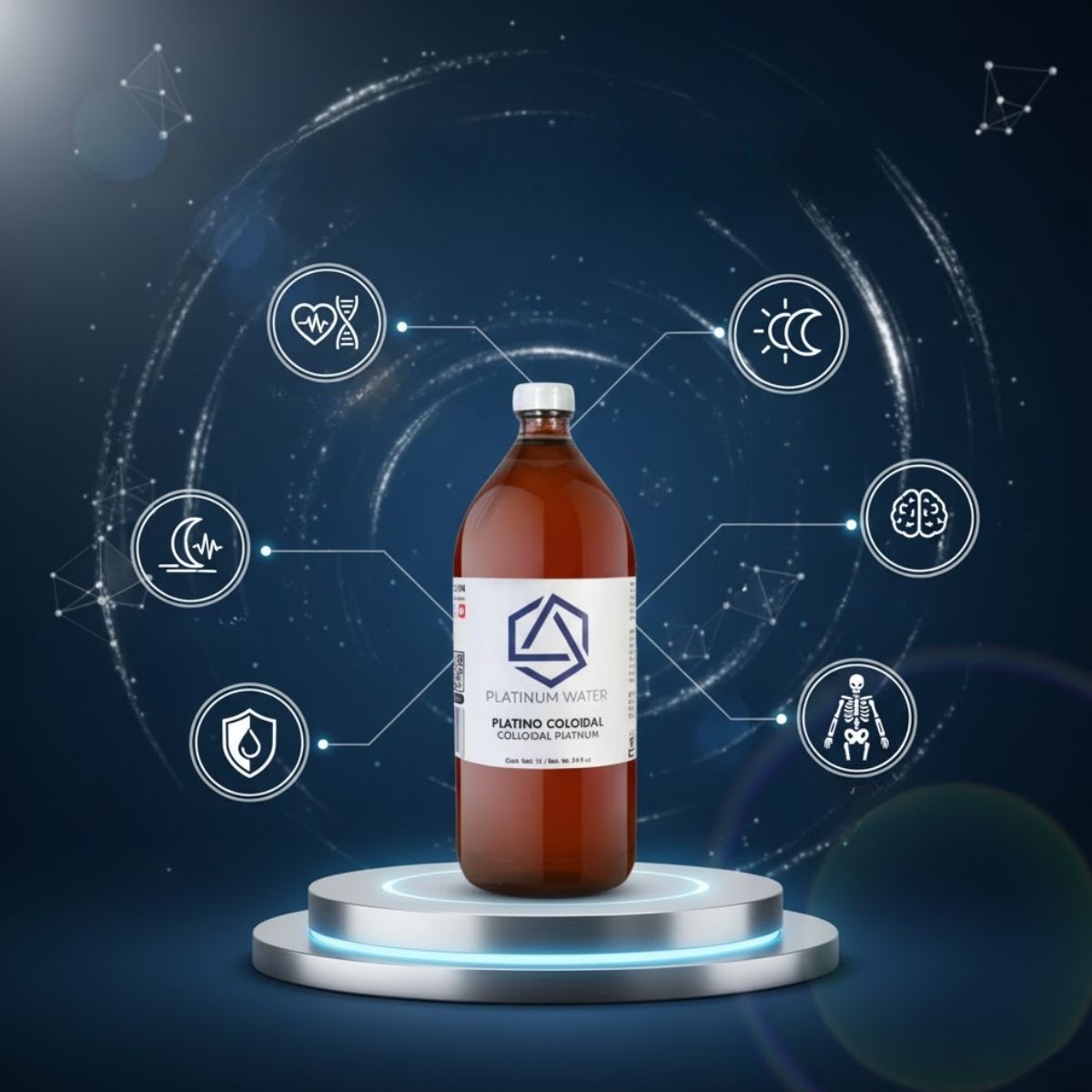 Platino Coloidal, 1 Litro, Horux