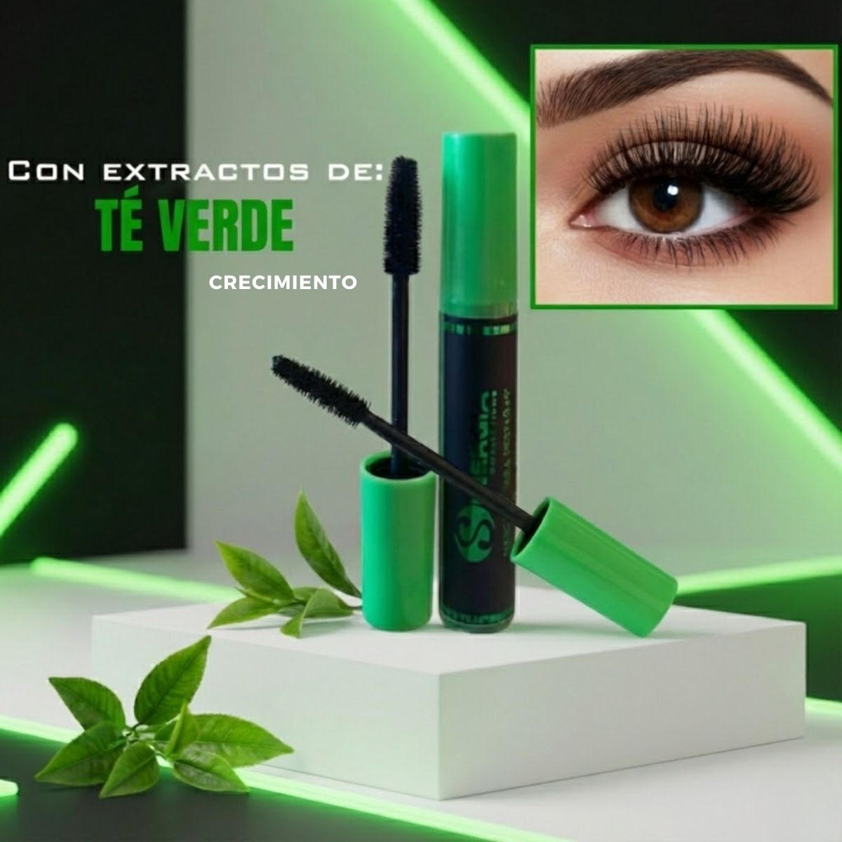 MASCARA DE PESTAÑA TE VERDE 15 GR, 