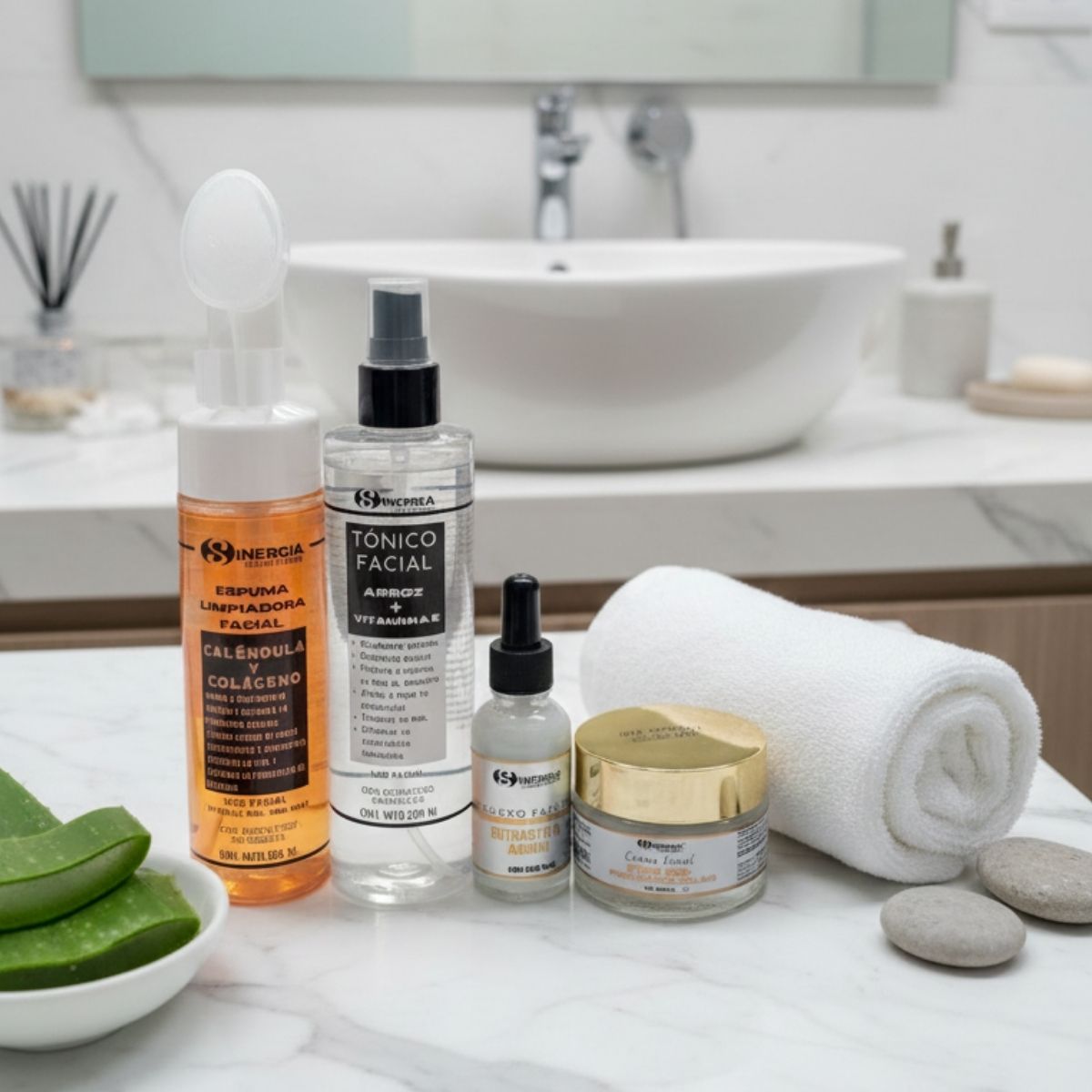 KIT FACIAL COMPLETO ACLARADORA