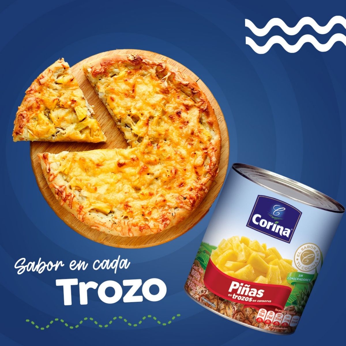 PIÑA EN TROZO 800 GRS