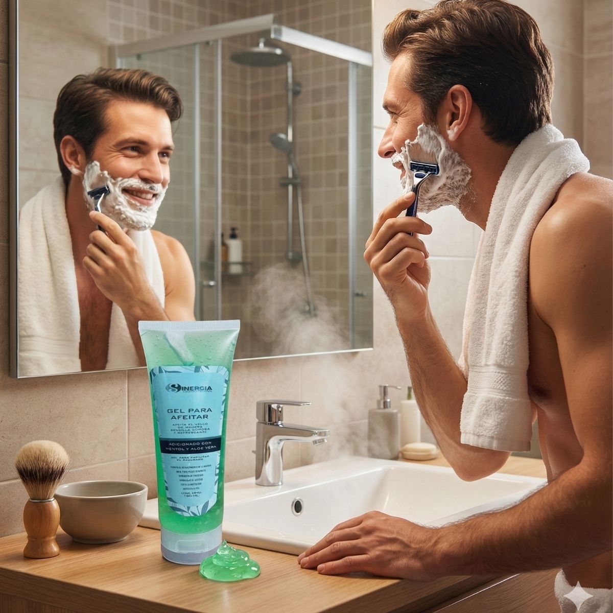 GEL PARA AFEITAR DE ALOE VERA 180 ML