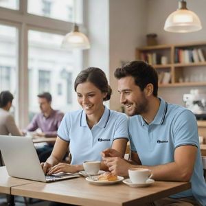 PLAYERA TIPO POLO UNISEX AZUL CIELO
