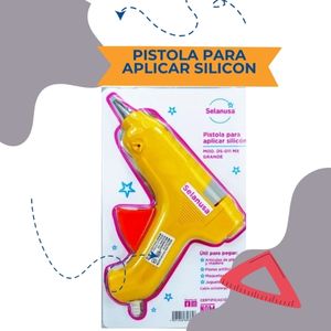 PISTOLA PARA APLICAR SILICÓN GRANDE, SELANUSA, SE ENVIA COLOR AL AZAR, 1 PIEZA