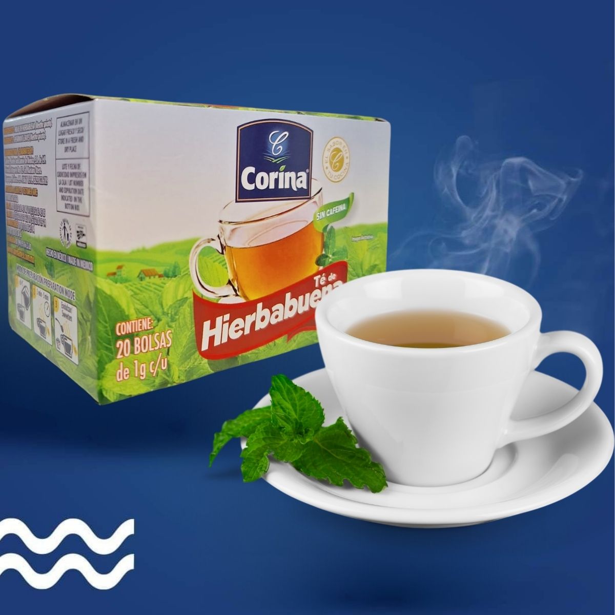 TE DE HIERBABUENA 20 BOLSAS DE 1G C/U.