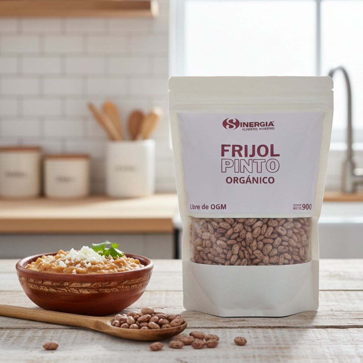 FRIJOL PINTO ORGÁNICO 900 G